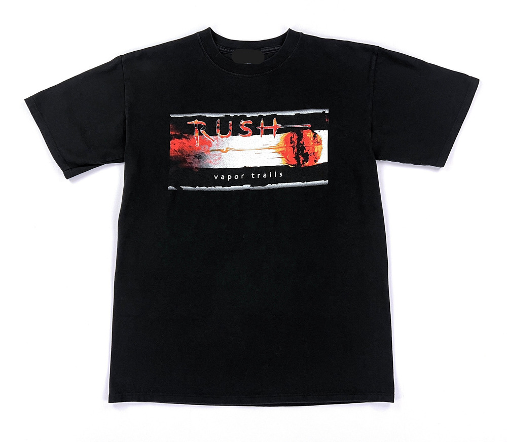 00s RUSH Vapor Trails  Tour Concert T Shirt